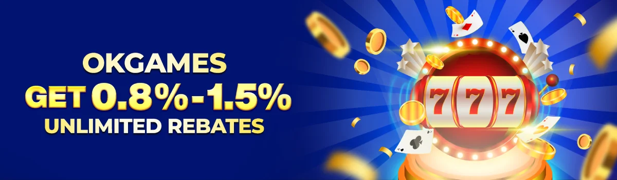 OKGames Unlimited Rebates get 0.8%